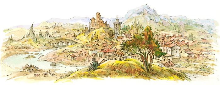 ДОН КИХОТ Изд-во "Махаон", серия "мировая классика для детей" Заставка 1 части