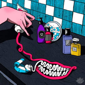 Выдавить улыбку