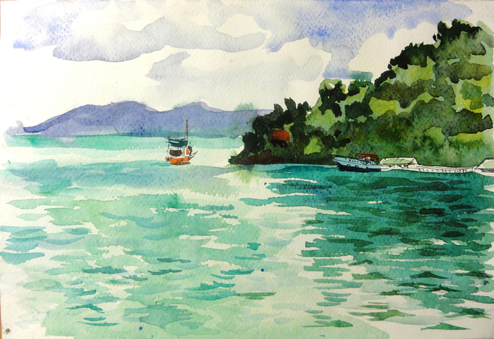 Таиланд. На пирсе