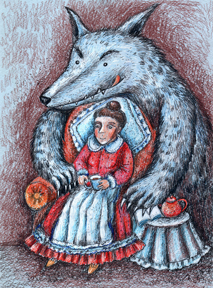 Бабушка  и Серый волк 