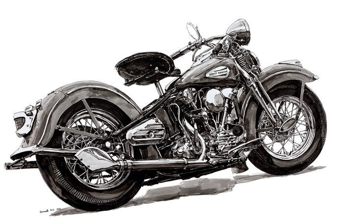 мотоцикл Harley Davidson Knucklehead