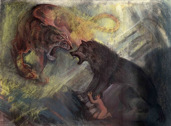 «Маугли» Шер Хан и Волчица