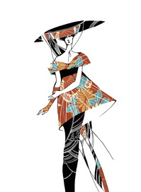 Костюм. Японские мотивы