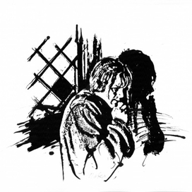 Dostoevsky. "The Brothers Karamazov" .Aleshenka. illustration.