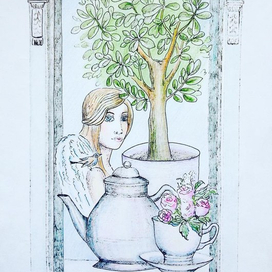 Ангел в окне