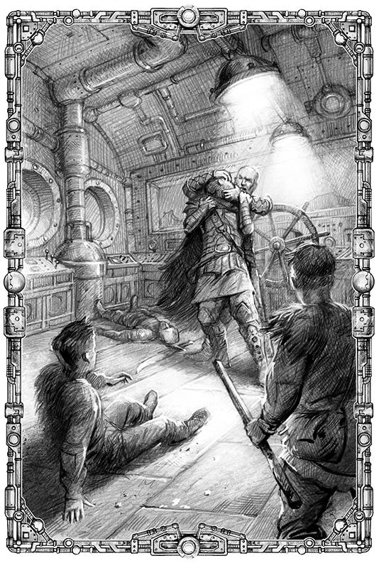 Иллюстрация к произведению "Ледовые корсары"