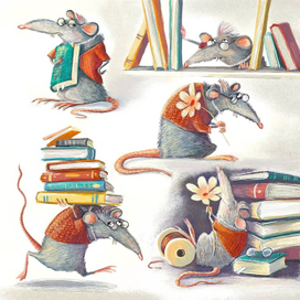 Персонаж "Библиотечная крыса"