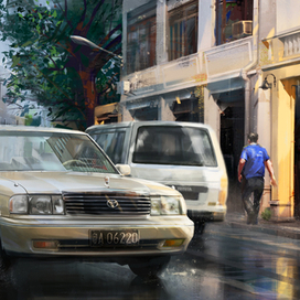 Дождливый Гуанчжоу