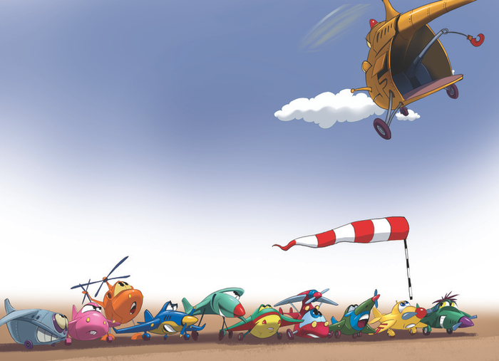 город самолетиков