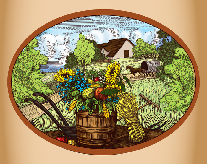 Сельский пейзаж