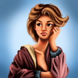 Недовольная девушка