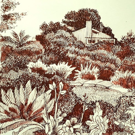 "Рыбацкий домик" в "диких" зарослях