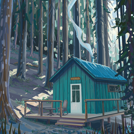 Дом в лесу 