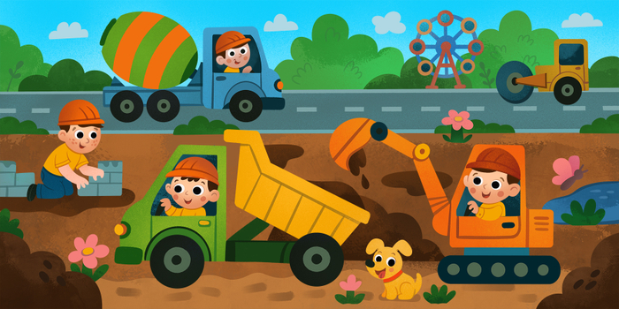 Стройка для малышей