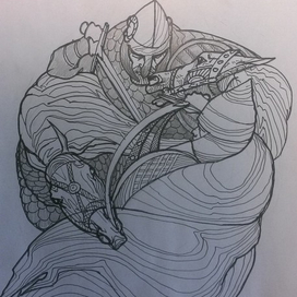 Золото скифов. Эскиз