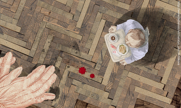 Иллюстрация к детективу Константина Смелого "Кругом слоны, Миша".