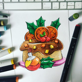 Рождественский кекс