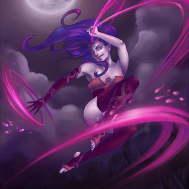 танцы под луной