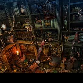 Поиск предметов "В лесном домике охотника"