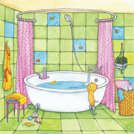 котенок и утенок