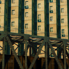 Промышленный город