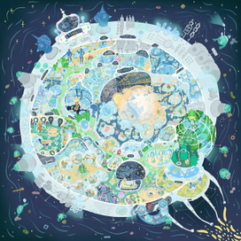 Станция "Пегас-14". 1 х 1 м.