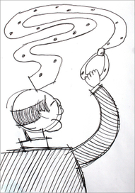 Превращение галстука