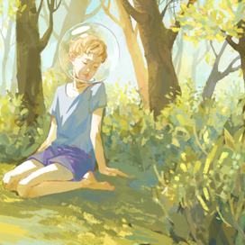 Мальчик в лесу