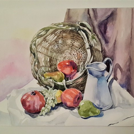 Натюрморт с корзиной