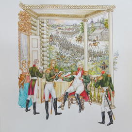 Встреча князя Андрея с Кутузовым.