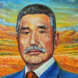 Заслуженный работник сельского хозяйства республики Садыков К.С. 