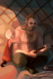 Рустам с юным Спаргаписом