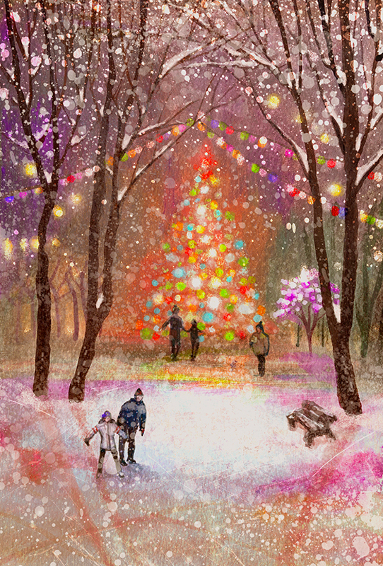 Каток в парке