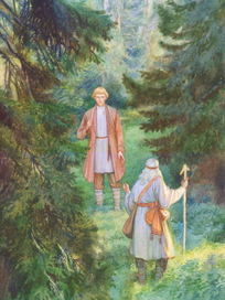 Марко Богатый и Василий Бессчастный. Встреча в лесу.