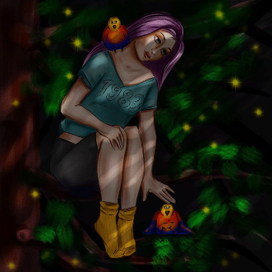 Ночь в лесу