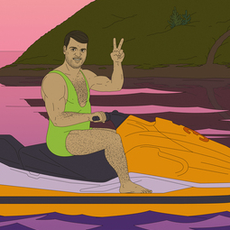 Мой друг на диване