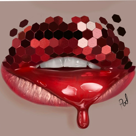 Губы в реализме