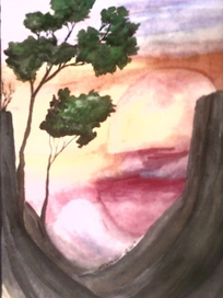 закат на таинственной планете