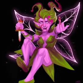 Just a fairy with a knife~
