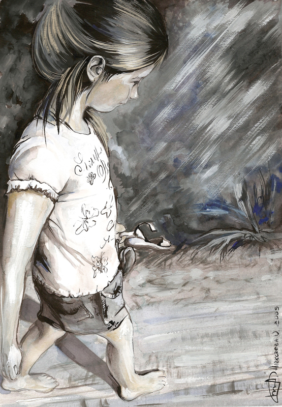 Летняя .... Ходит лето босиком! 