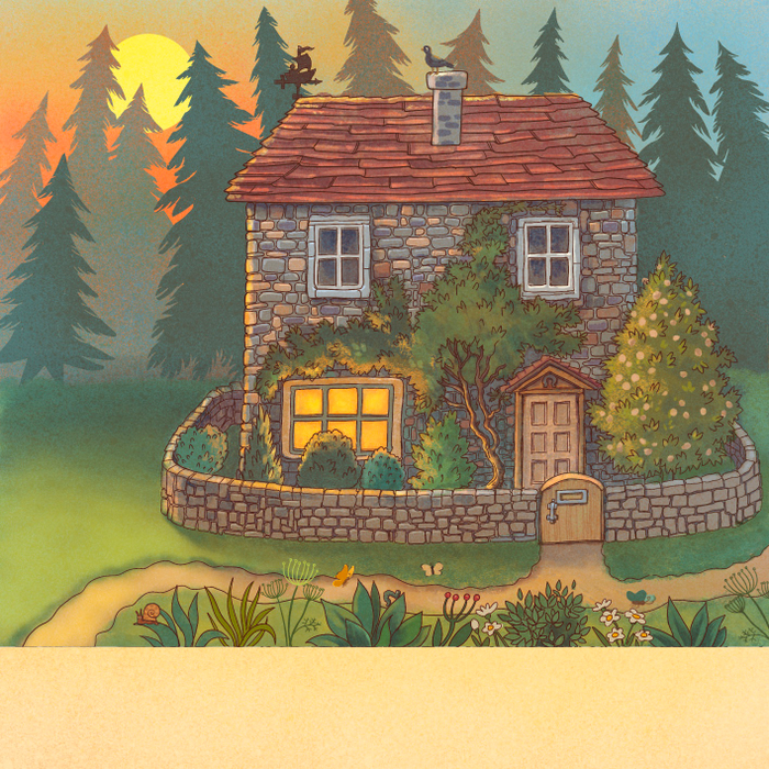 Домик медведей из книги «Пашкина засыпайка»