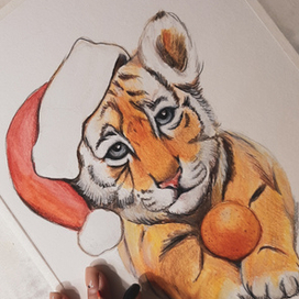 Новогодний тигр 