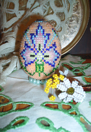 Декоративные яйца, бисер