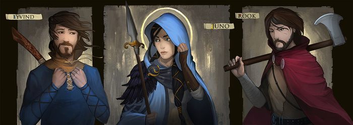 Eyvind, Juno and Rook