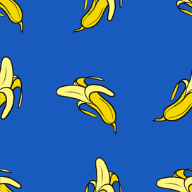 Принт с бананами