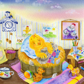 дом цыпленка