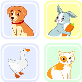 Дизайн настольной игры "Домашние животные"