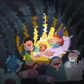 Ночь в лесу