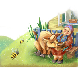 Иллюстрация для детских стихотворений