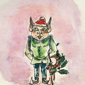 Новогодняя открытка